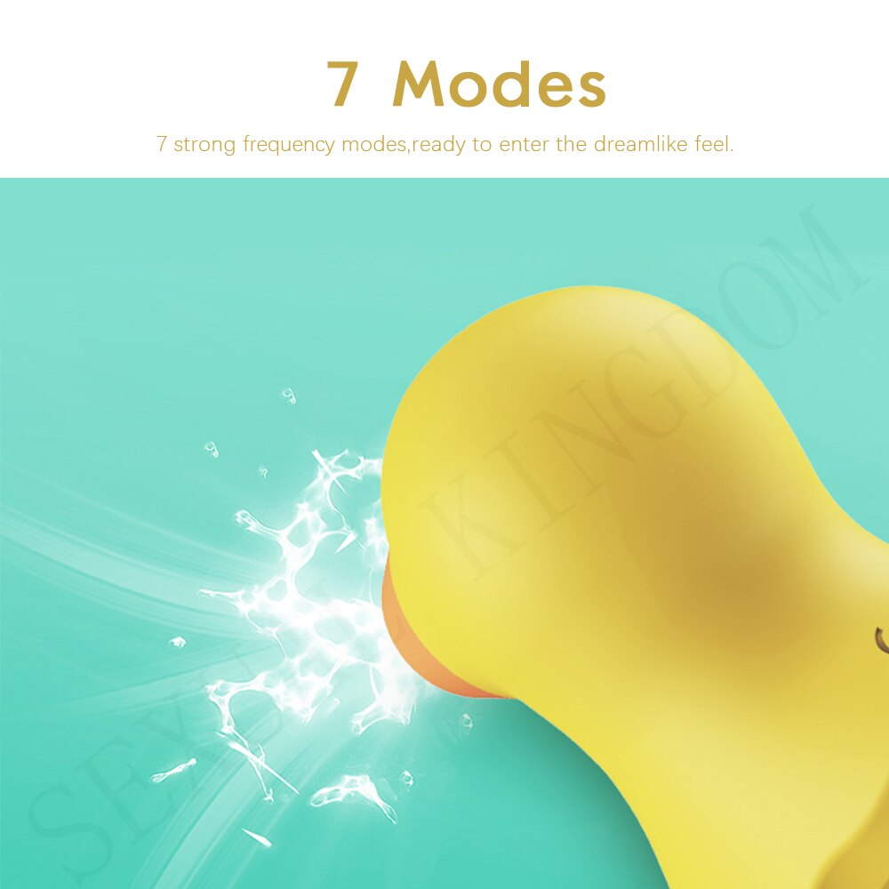 Suction Vibrator Duck for Focused Clitoral Relief