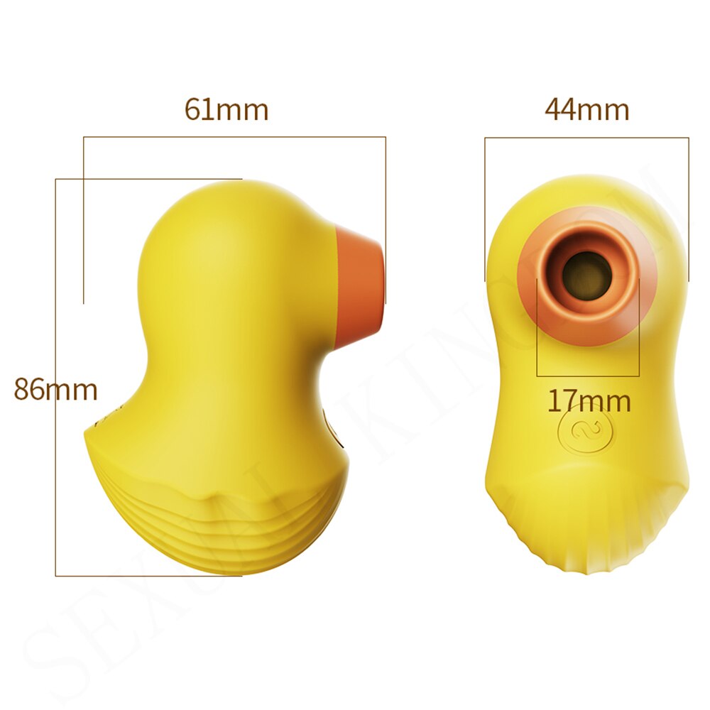 Suction Vibrator Duck for Focused Clitoral Relief