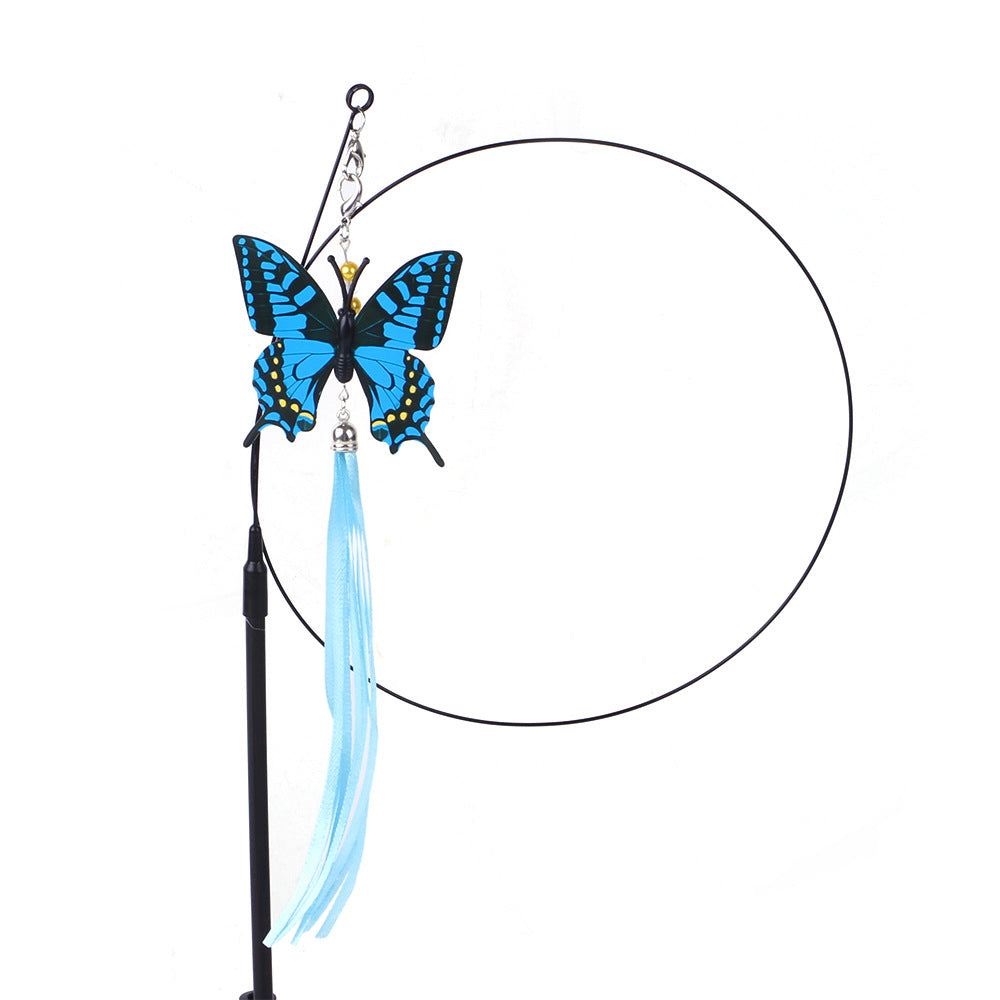 Suction Cup Cat Toy With Interchangeable Attachments