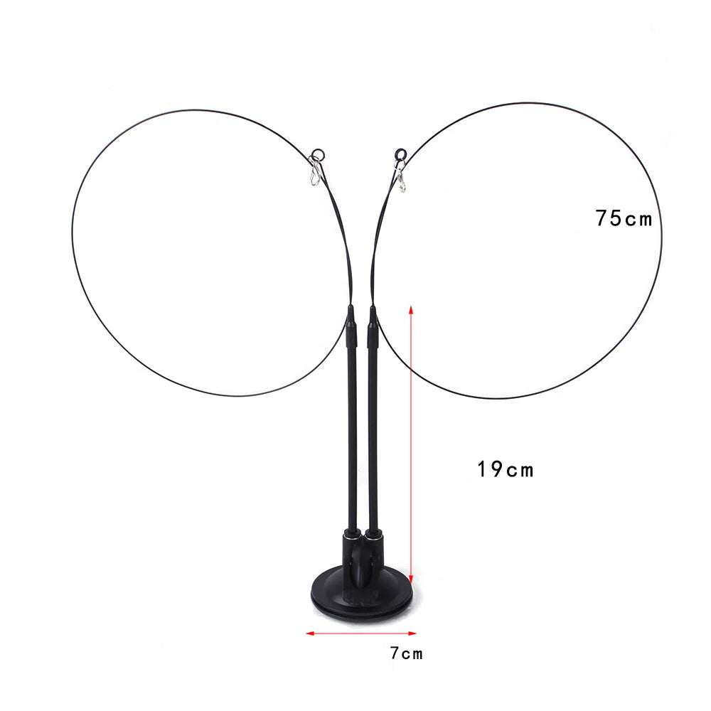 Suction Cup Cat Toy With Interchangeable Attachments