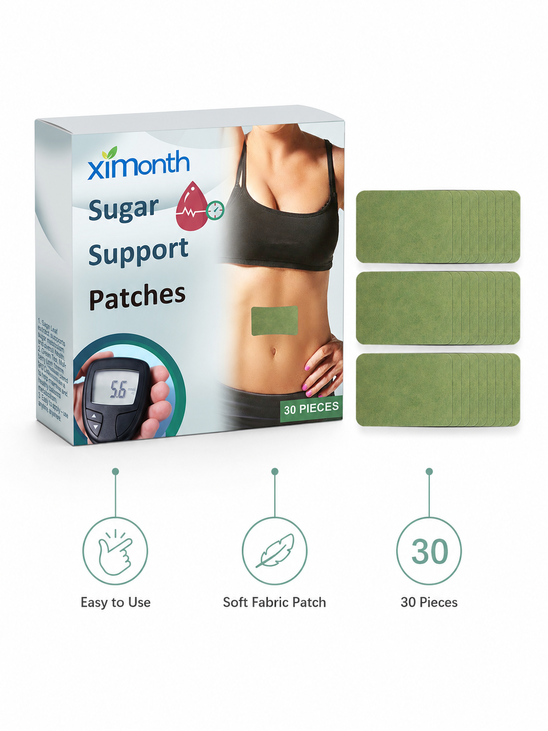 Sugar Support Transdermal Patches — Balanced Blood Sugar
