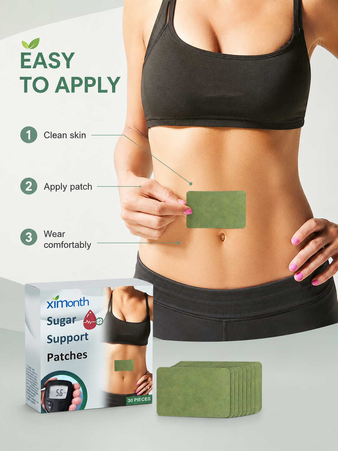 Sugar Support Transdermal Patches — Balanced Blood Sugar
