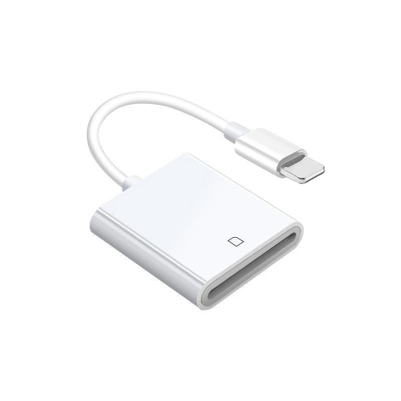 SD and microSD Card Reader for iPhone, No App Needed