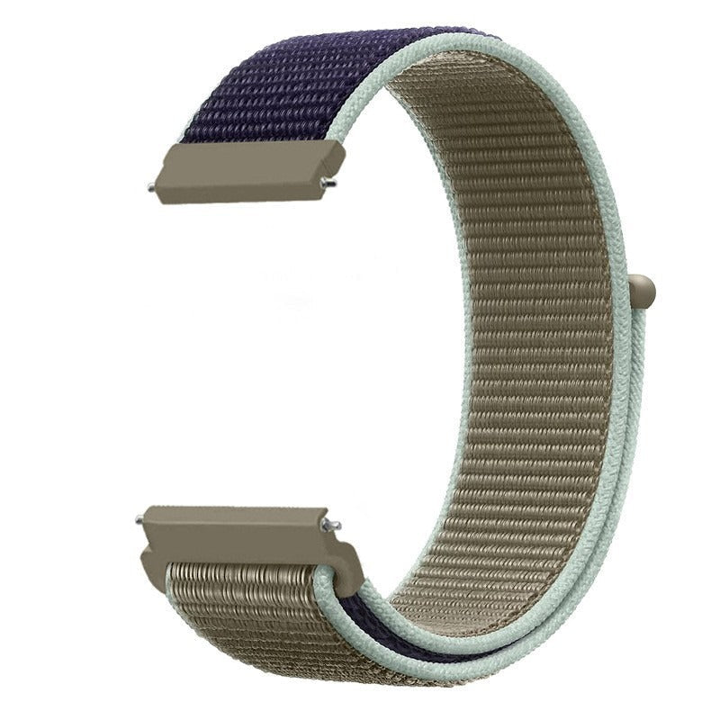 Nylon Loop Watch Band 20mm 22mm in 8 Quick-Swap Colors