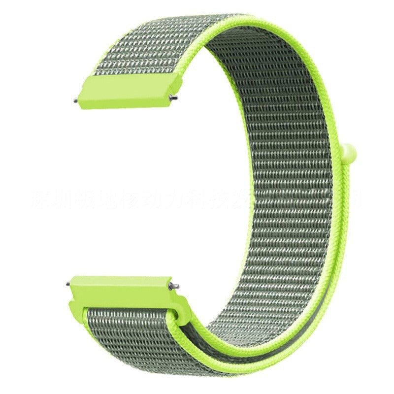 Nylon Loop Watch Band 20mm 22mm in 8 Quick-Swap Colors