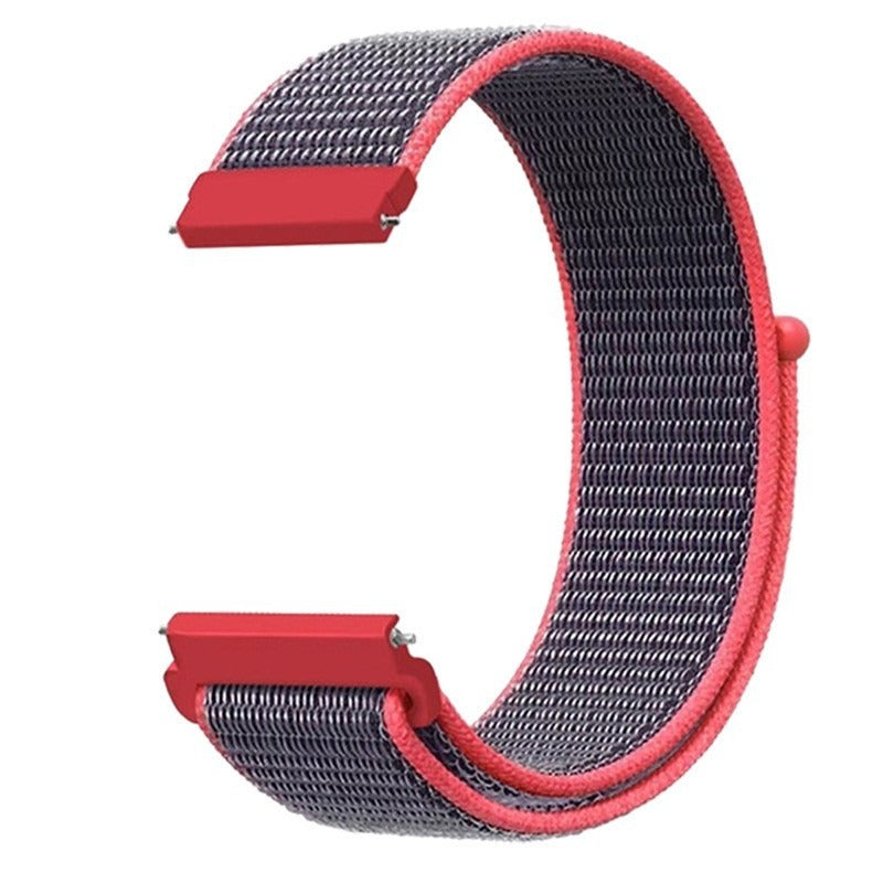 Nylon Loop Watch Band 20mm 22mm in 8 Quick-Swap Colors