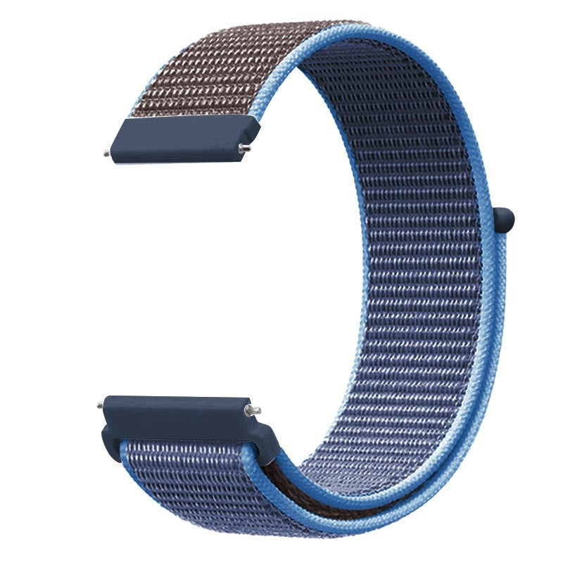 Nylon Loop Watch Band 20mm 22mm in 8 Quick-Swap Colors