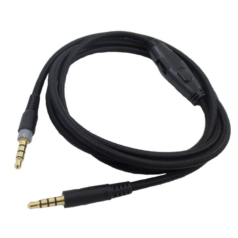 Braided Replacement Headphone Cable with Inline Control