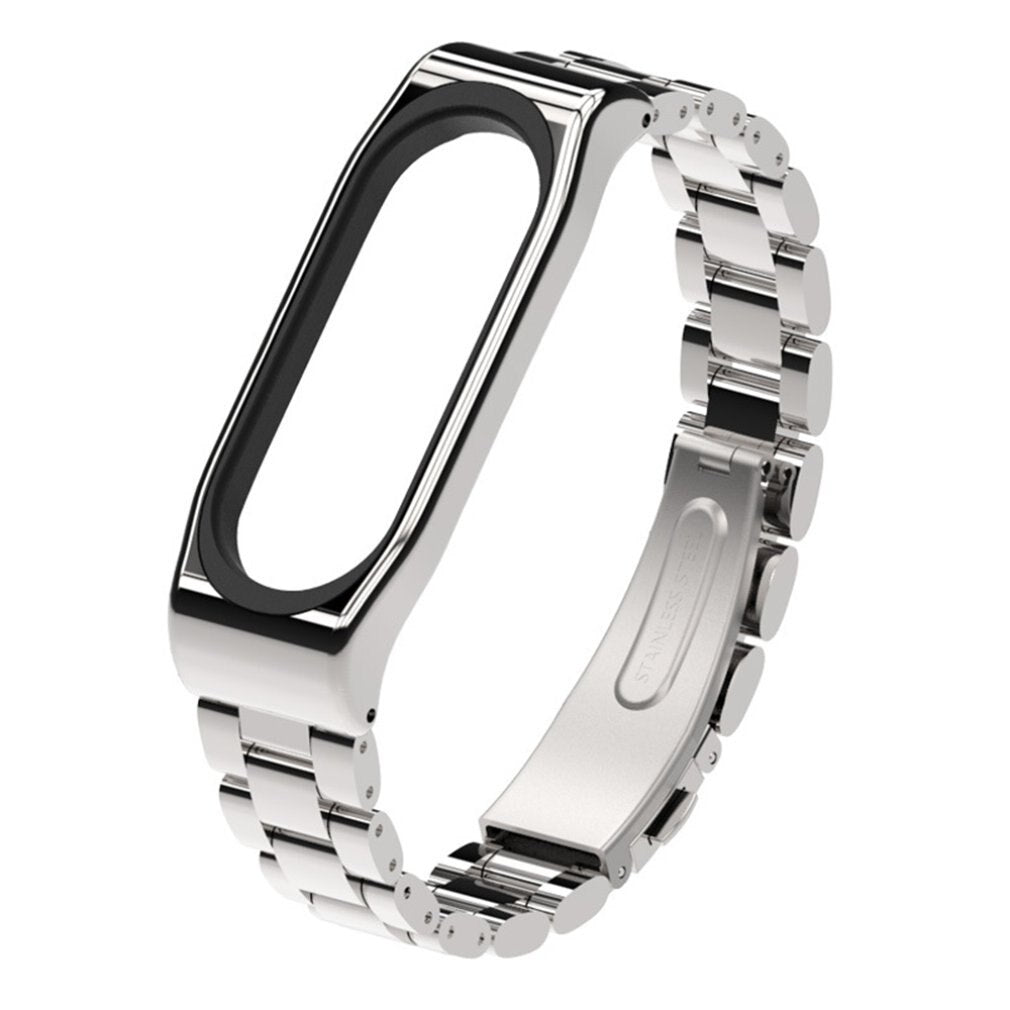 Stainless Steel Metal Strap for Xiaomi Mi Band Tracker