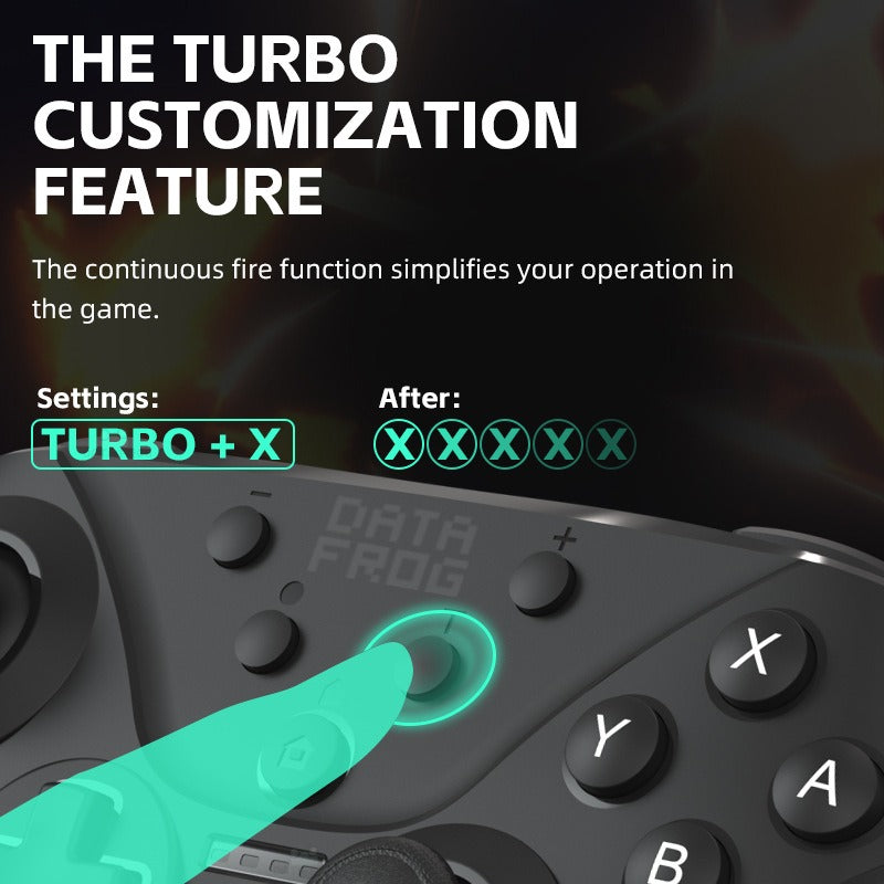 Wireless Switch Controller with Turbo & Dual Vibration