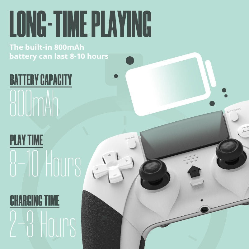 Wireless PS4 Controller with Vibration and Turbo Button