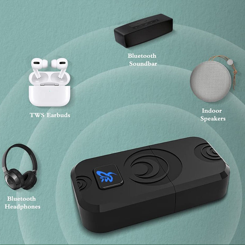 Bluetooth Adapter for PS5, PC & Switch Headphones