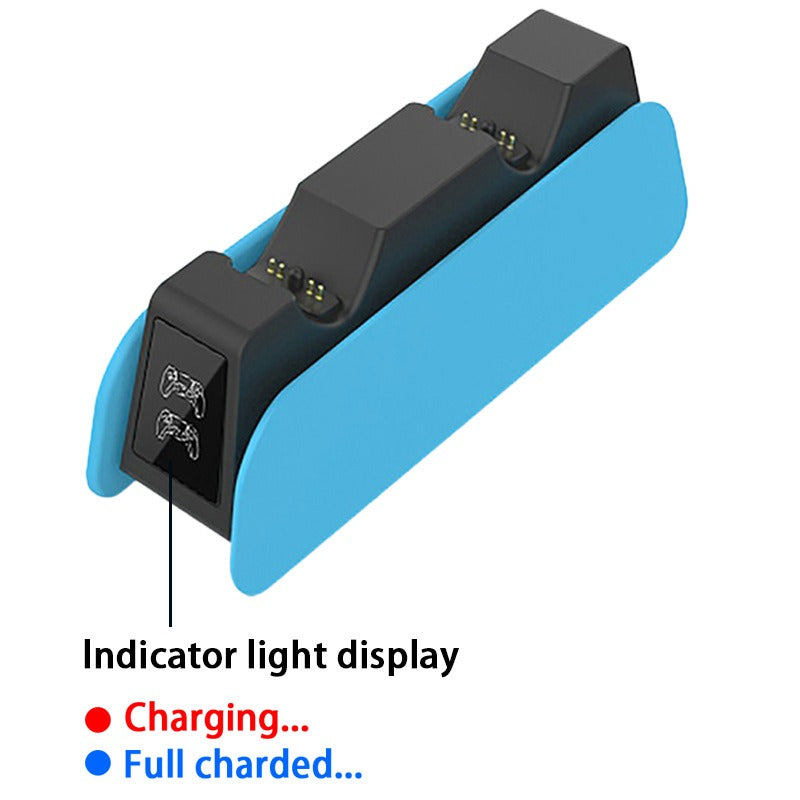 PS5 Dual Controller Charging Dock with LED Status Lights