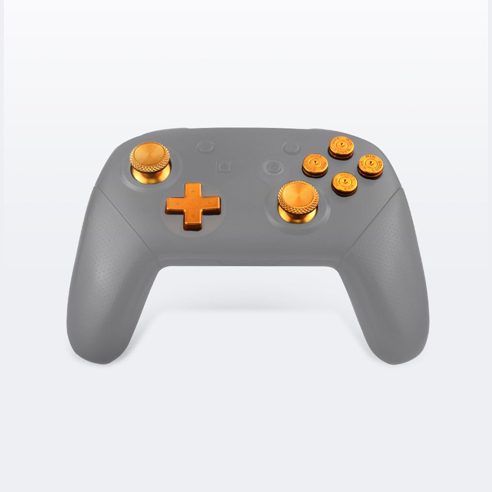 Metal Switch Pro Controller Buttons and Thumbstick Caps