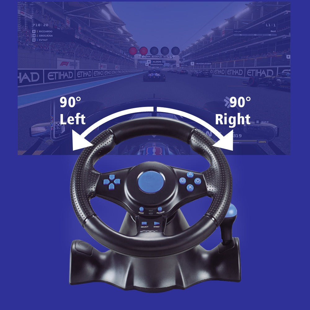 Racing Wheel with Pedals for Switch, Xbox, PS4 & PC