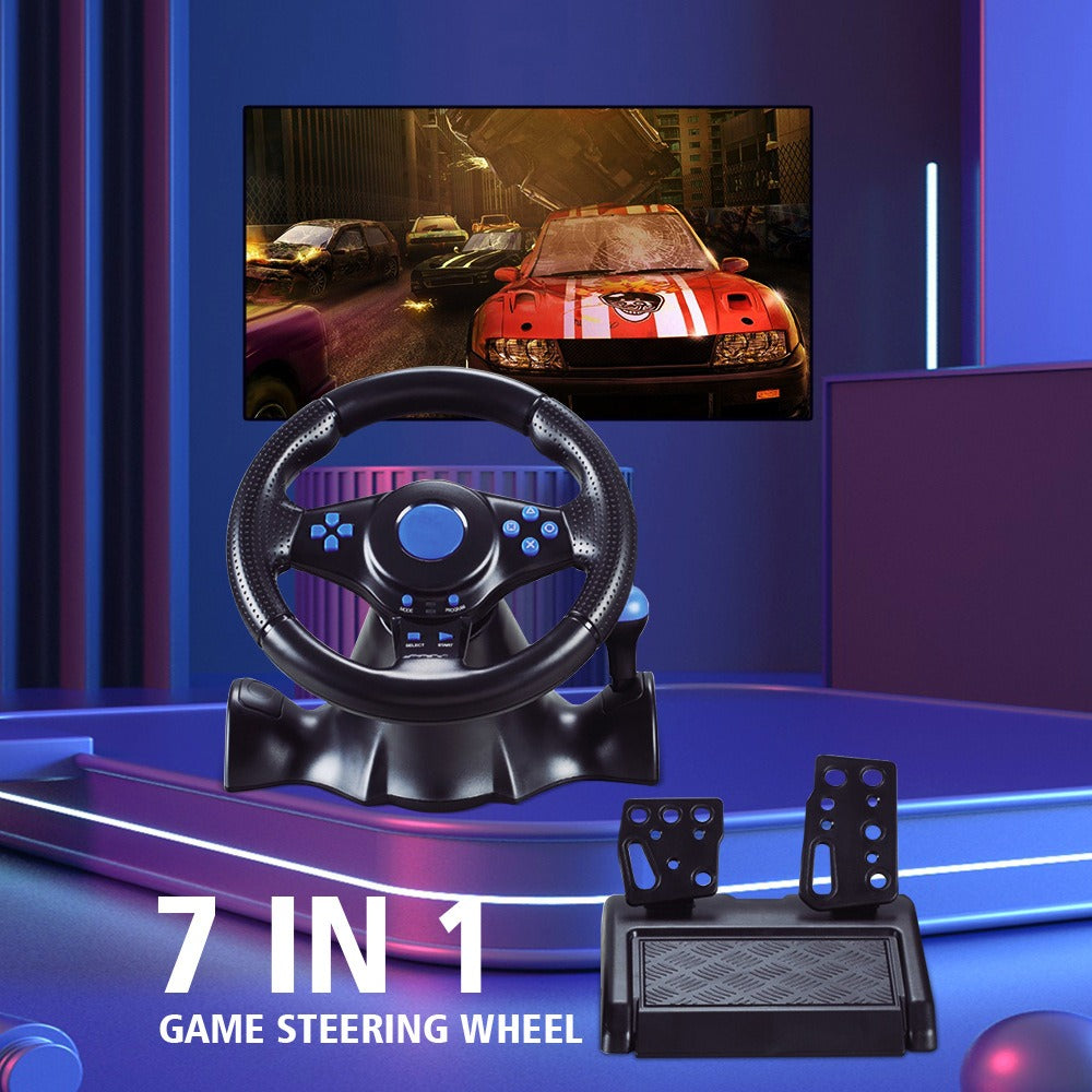 Racing Wheel with Pedals for Switch, Xbox, PS4 & PC