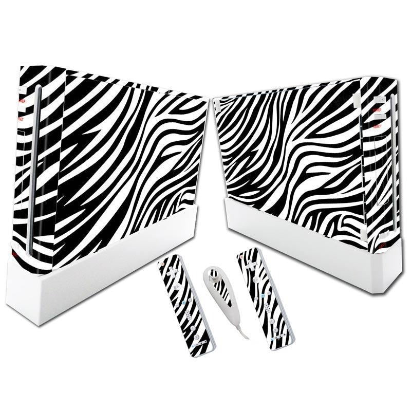 Wii Console Vinyl Skin Set with Full-Coverage Wraps