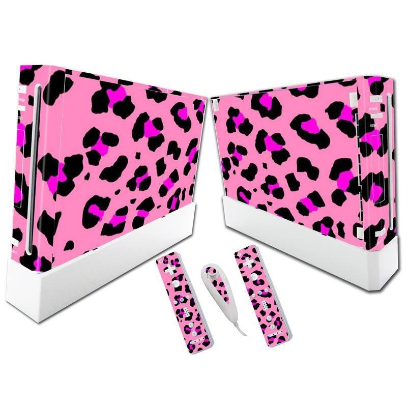 Wii Console Vinyl Skin Set with Full-Coverage Wraps