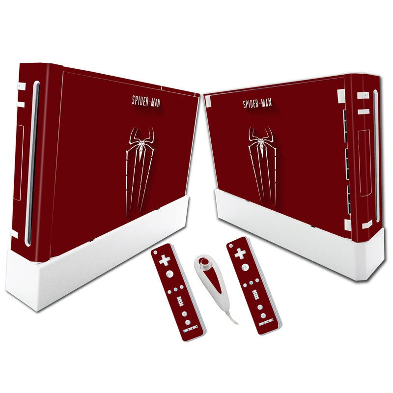 Wii Console Skin Stickers, Spider-Man & More Designs