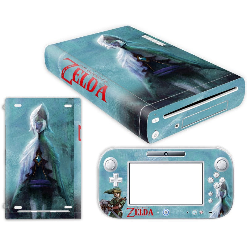 Wii U Anime Skin Sticker Set for Console and GamePad