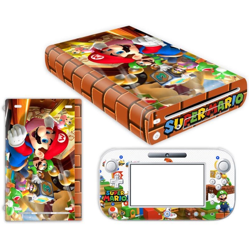 Wii U Anime Skin Sticker Set for Console and GamePad