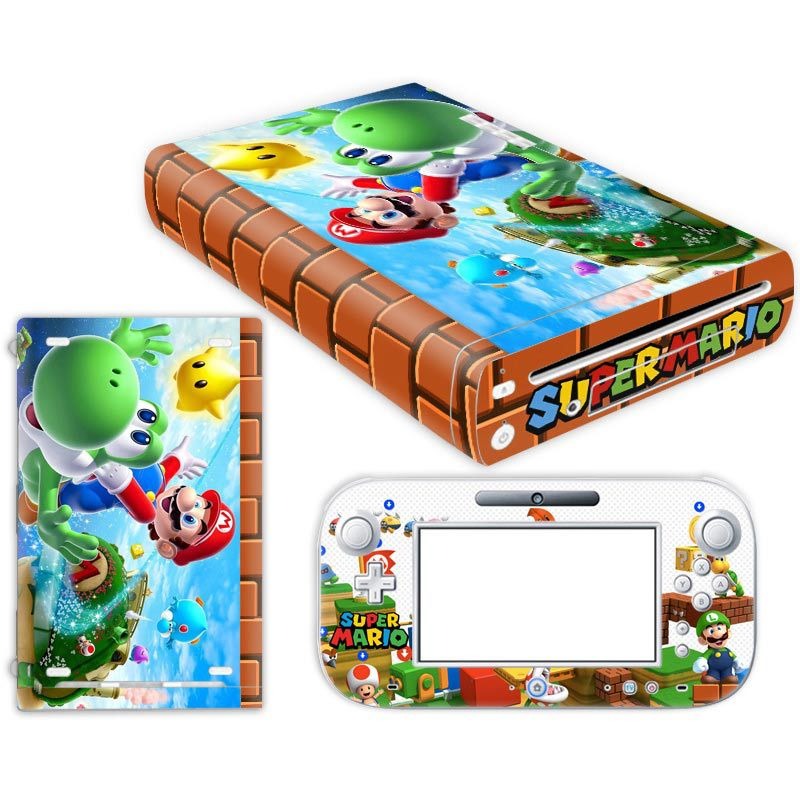 Wii U Anime Skin Sticker Set for Console and GamePad