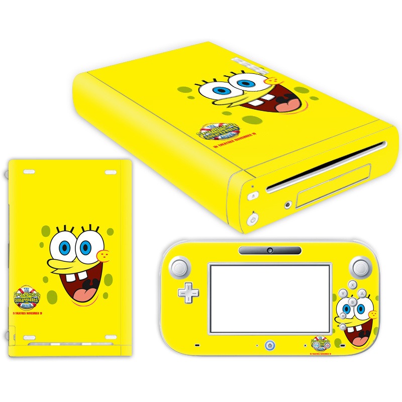 Wii U Anime Skin Sticker Set for Console and GamePad