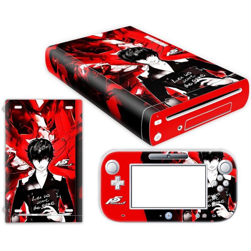 Wii U Anime Skin Sticker Set for Console and GamePad