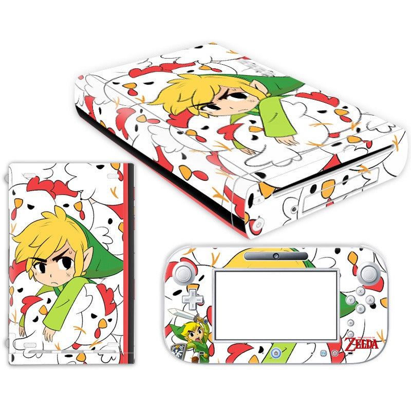 Wii U Anime Skin Sticker Set for Console and GamePad