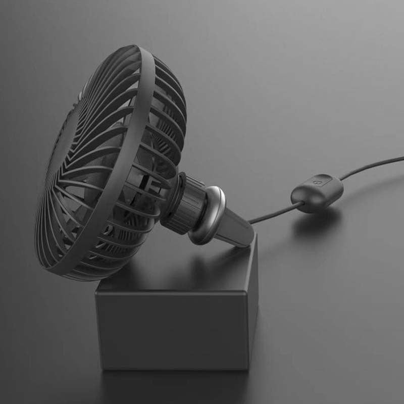Clip-On USB Car Fan That Cools Your Seat on Hot Days