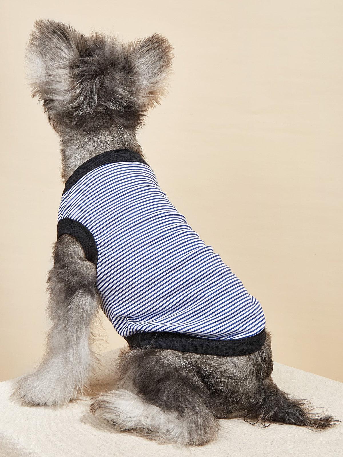 Striped Dog Shirt Lightweight Summer Pet Clothing Top