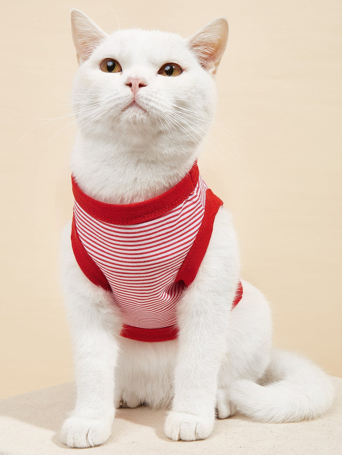 Striped Dog Shirt Lightweight Summer Pet Clothing Top