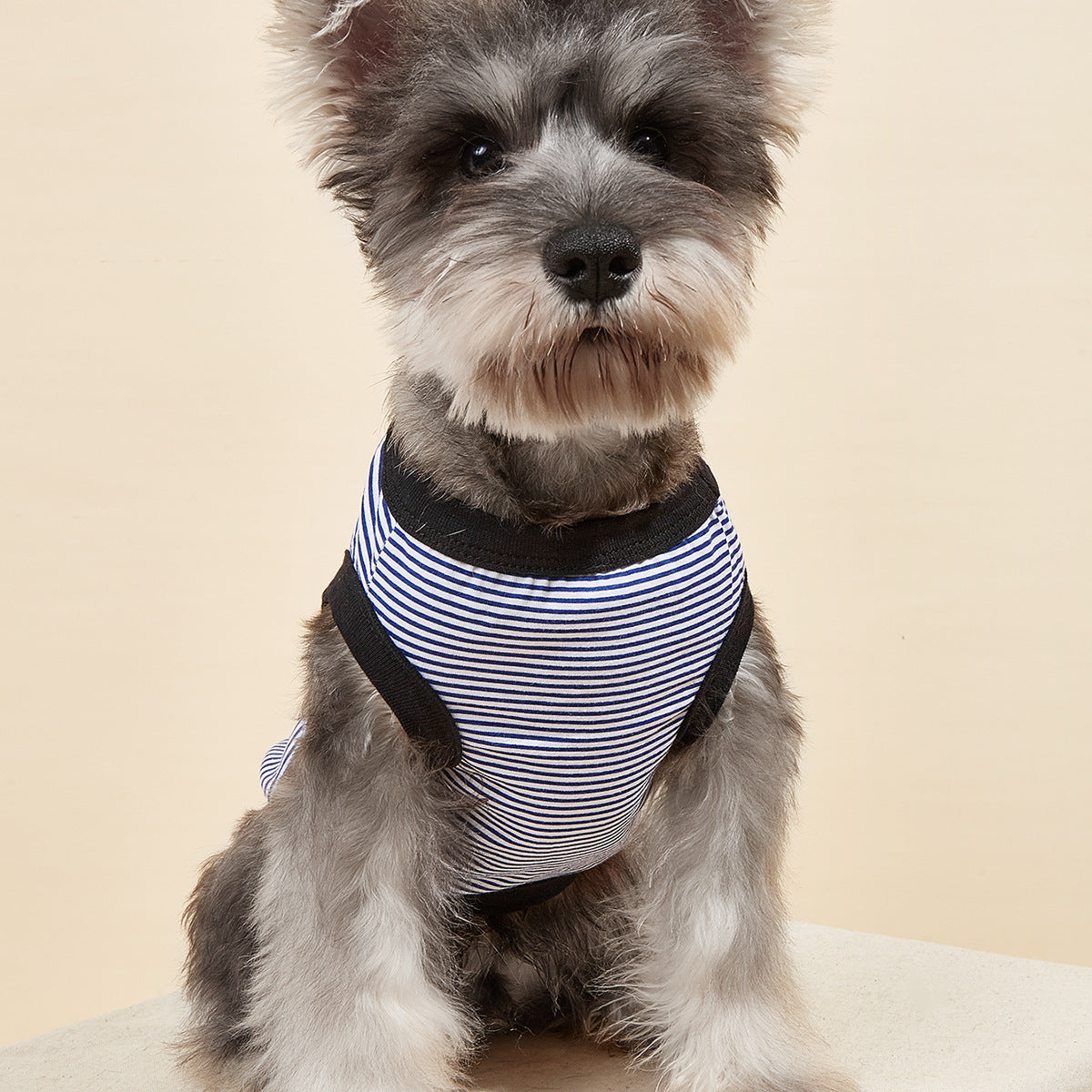 Striped Dog Shirt Lightweight Summer Pet Clothing Top