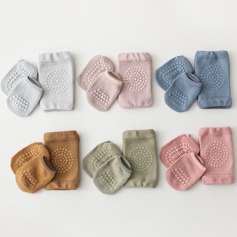 Baby Knee Pad Socks With Non-Slip Grip for Crawling