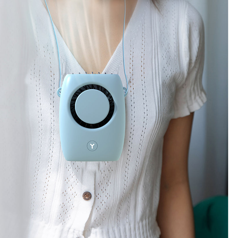 Hands-Free Neck Fan with Lanyard for Summer Commutes