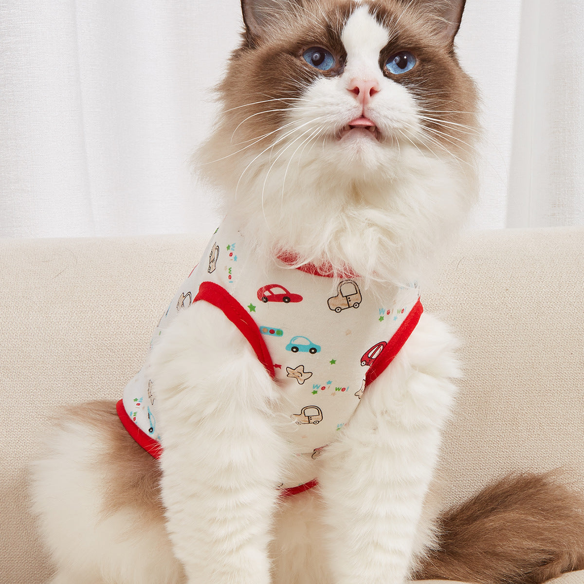 Cartoon Dog Clothes for Small Dogs | Lightweight Shirt