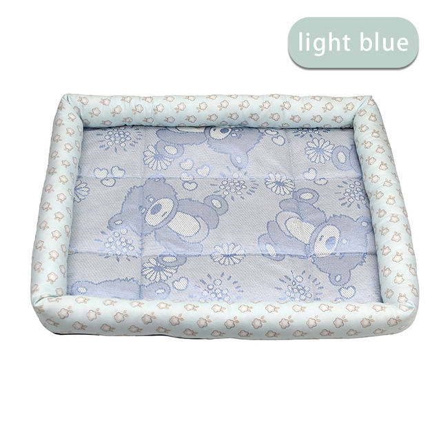 Pet Cooling Bed for Cushioned Summer Comfort at Home