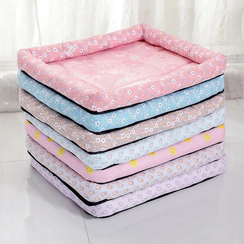 Pet Cooling Bed for Cushioned Summer Comfort at Home