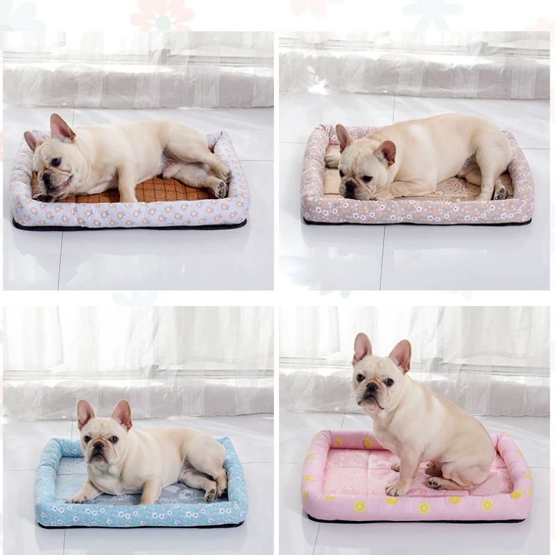 Pet Cooling Bed for Cushioned Summer Comfort at Home