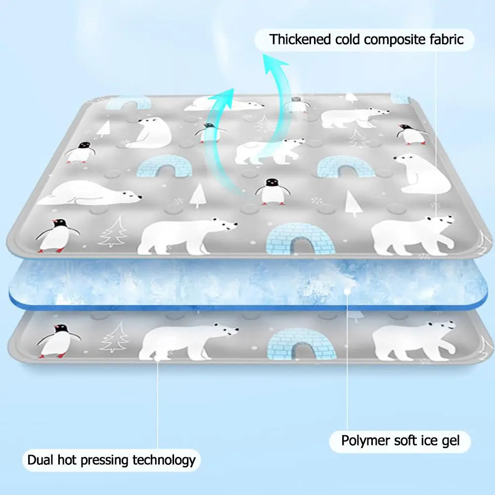 Pet Cooling Mat for Dogs & Cats | Cool Summer Rest