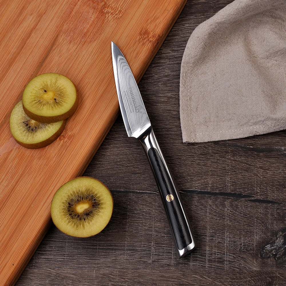 4-Piece Damascus Steel Kitchen Knife Set, VG10 Core