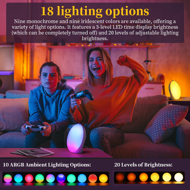 Sunrise Alarm Clock for Gentle Natural Wake-Up Light