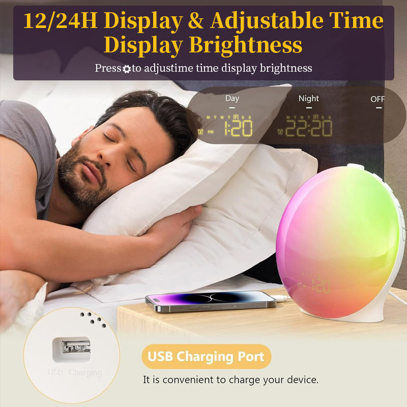 Sunrise Alarm Clock for Gentle Natural Wake-Up Light