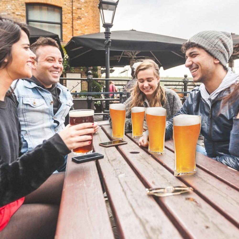 Four-Part Separable Beer Glass for Parties and Clubs