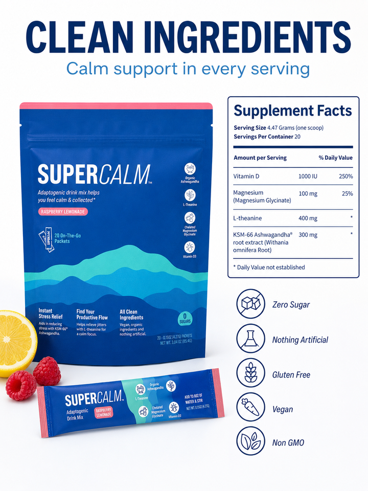 Adaptogenic Magnesium Drink Powder — Calm Focus