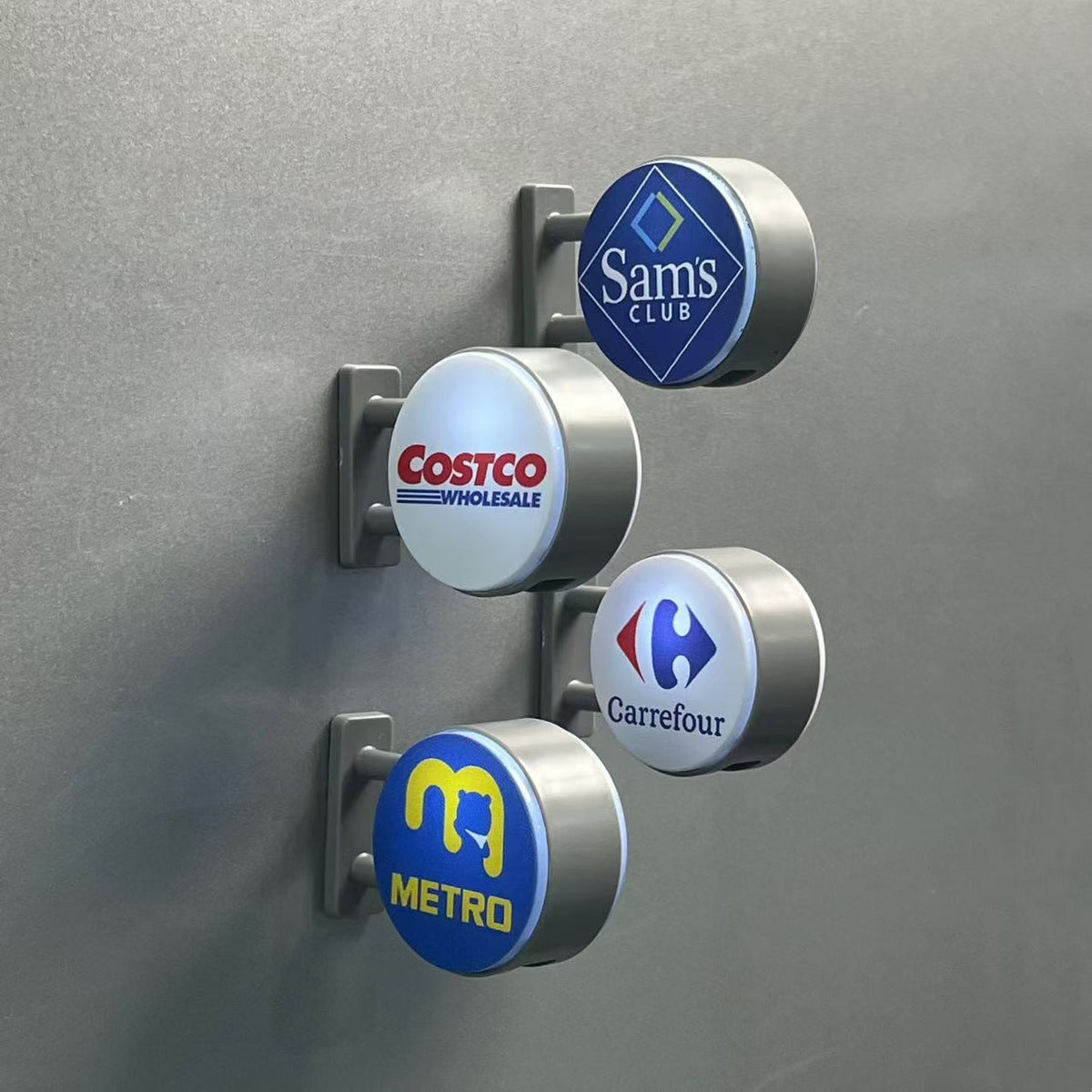 Miniature Supermarket Signs for Refrigerator Decor