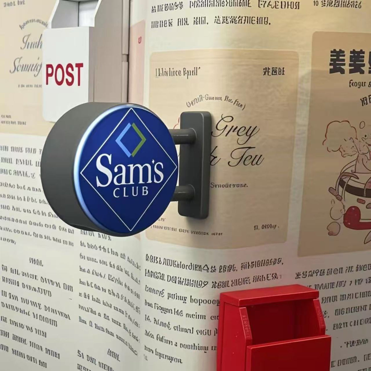 Miniature Supermarket Signs for Refrigerator Decor