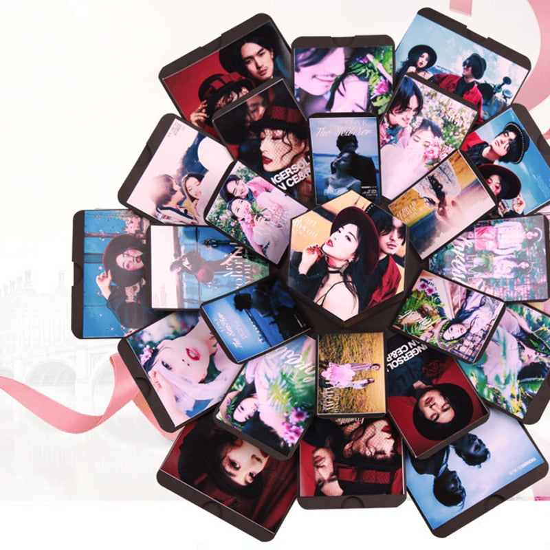 Explosion Scrapbook Album for Romantic Photo Gifts