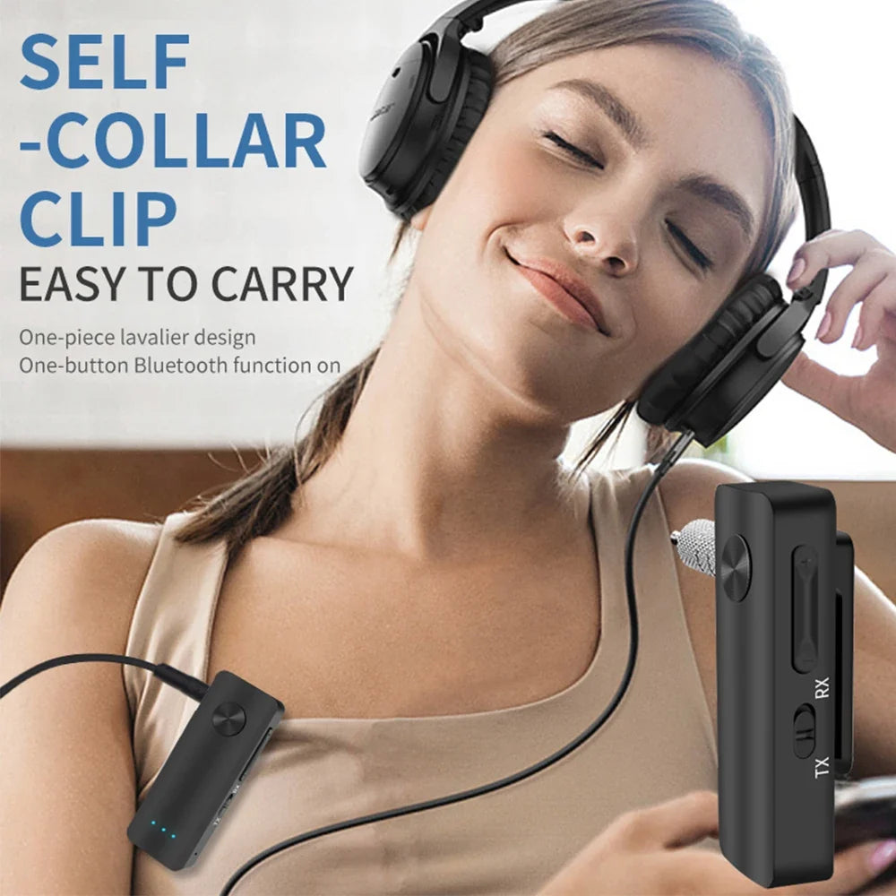 Bluetooth AUX Adapter for Car with Hands-Free Calling