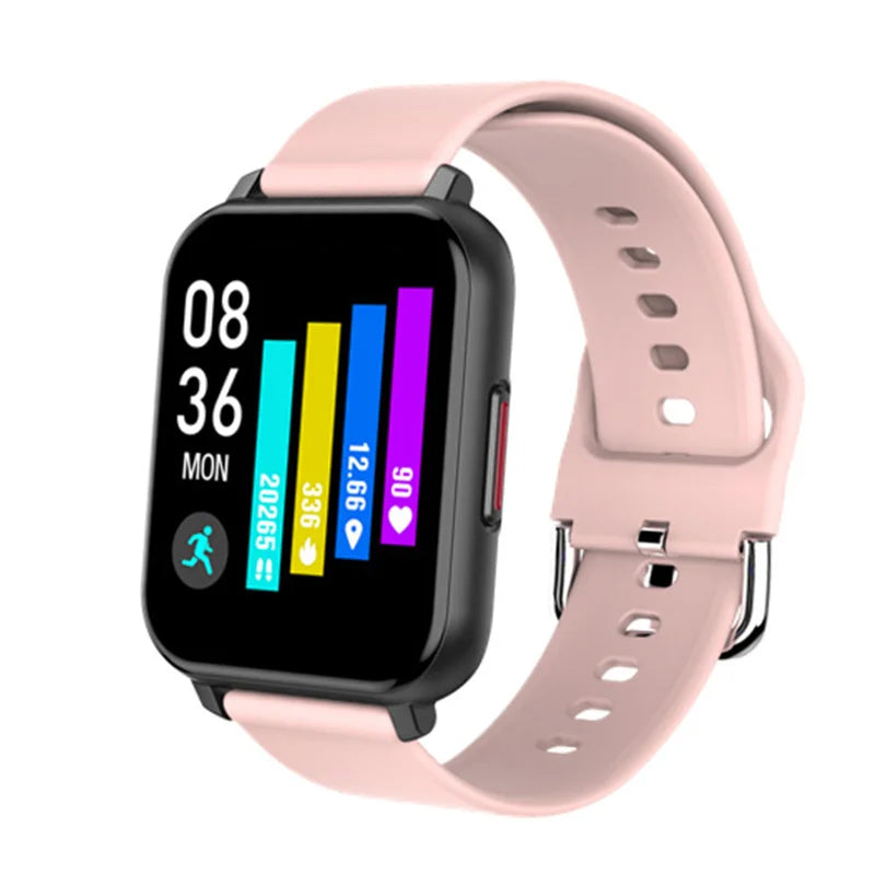 Heart Rate Smartwatch: Waterproof, Color Touchscreen